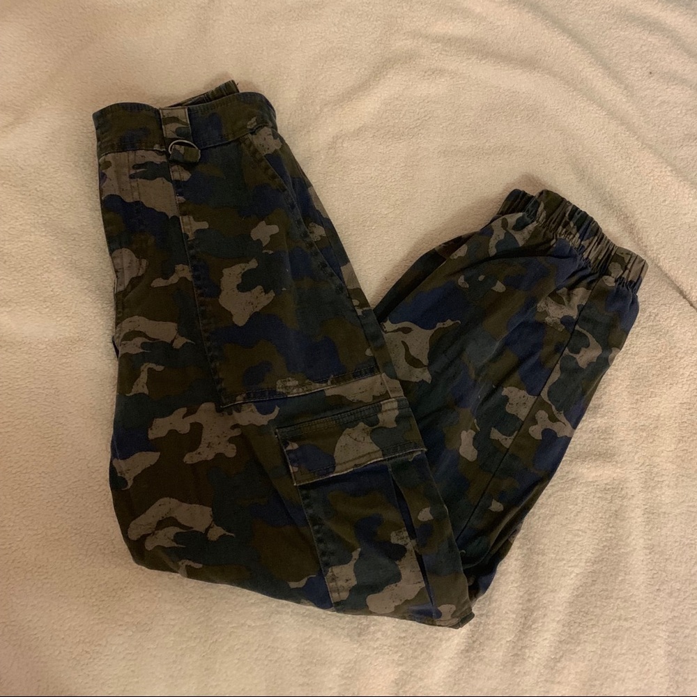 Camo cargo pants